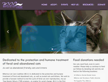 Tablet Screenshot of billericacatcarecoalition.org